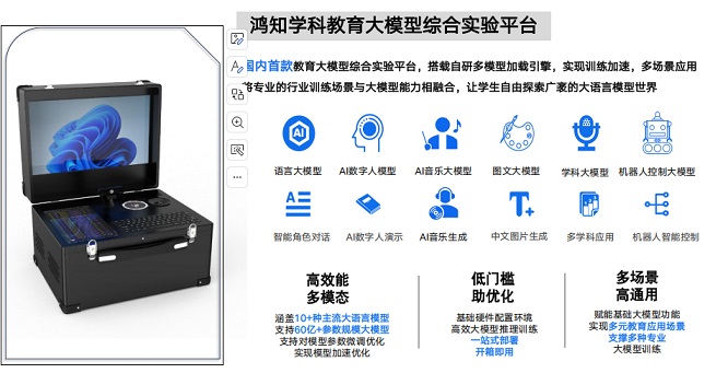 鸿知学科教育大模型综合实验平台